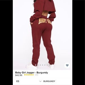 Fashion Nova Baby Girl Joggers ❤️